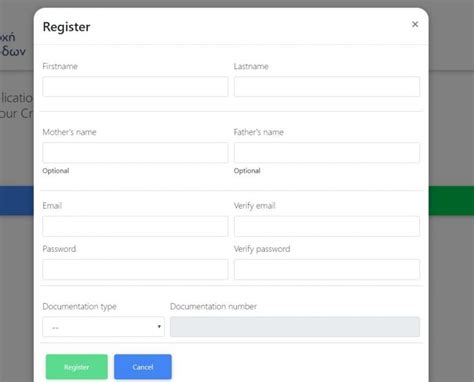 Tepai Registration Instructions .